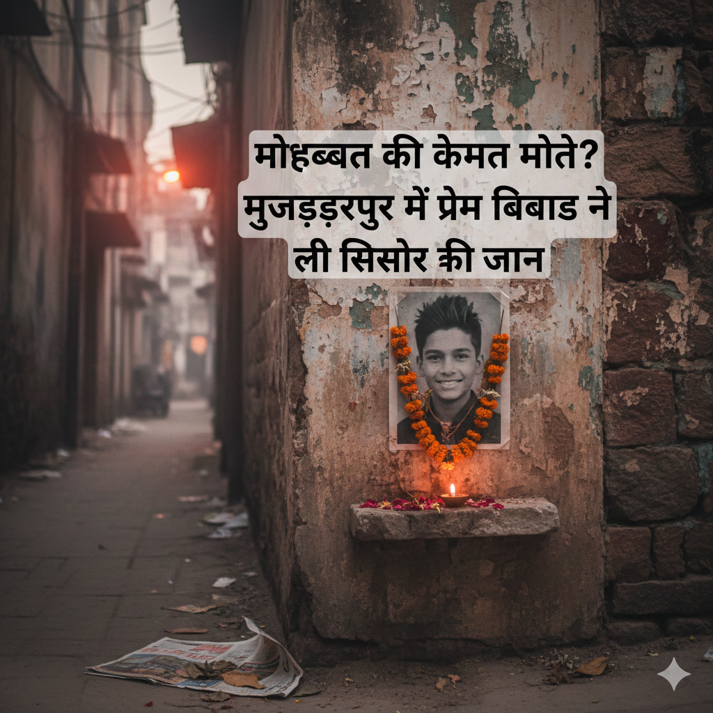 मोहब्बत की कीमत मौत? मुजफ्फरपुर में प्रेम विवाद ने ली किशोर की जान किशोर की मौत,