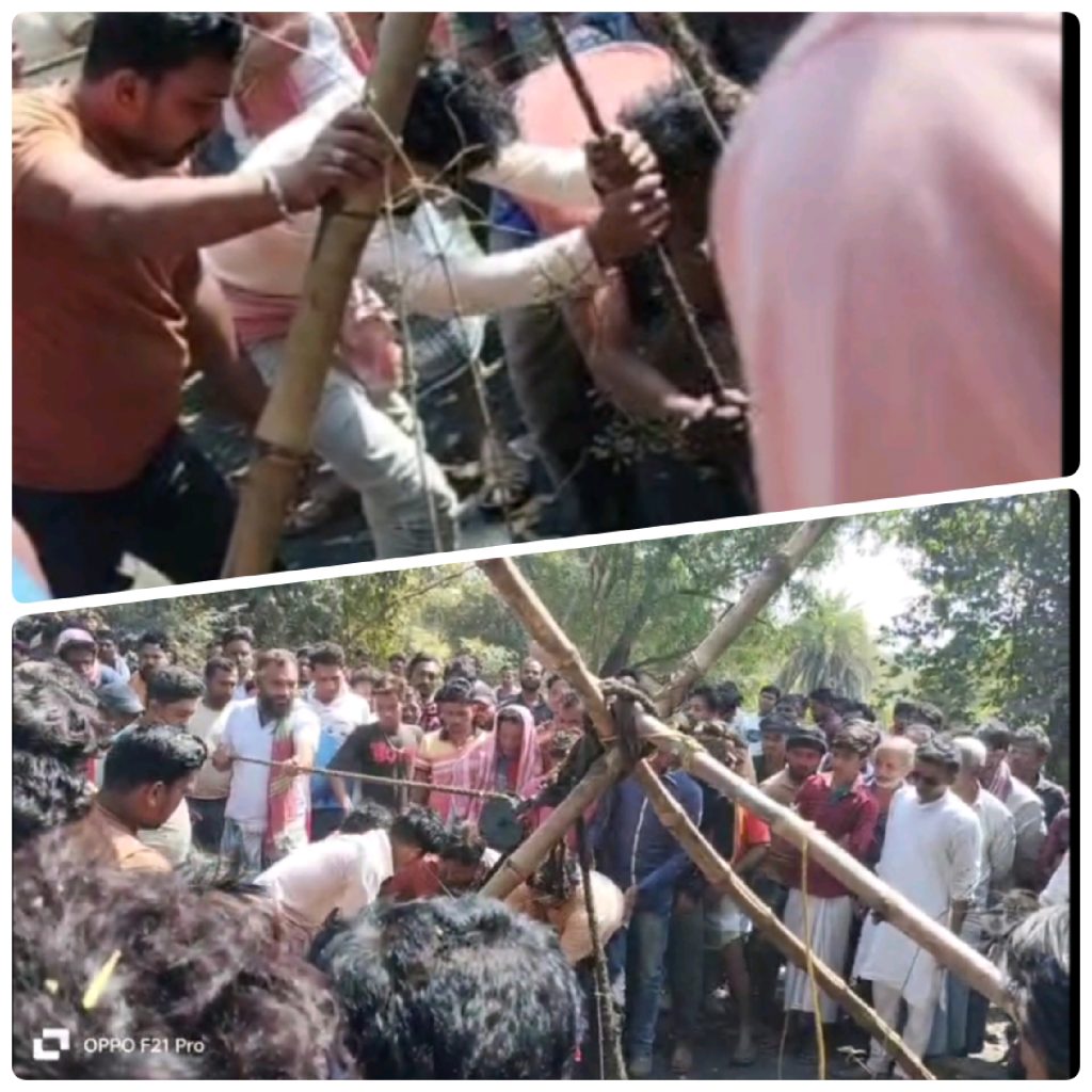अवैध खदान धंसी